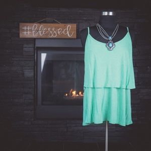 Green Cabi Layered Tank